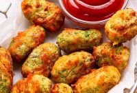 Crispy Air Fryer Zucchini Tots