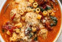 Creamy Marry Me Chicken Soup with Ground Chicken