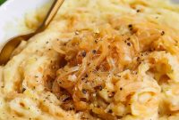 Creamy Mashed Potatoes with Caramelized Onions Recipe