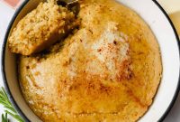 Eggnog Protein Pancake Bowl Recipe for Holiday Breakfast