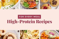 High-Protein Recipes for Breakfast, Lunch, and Dinner