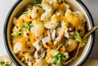 Creamy Chicken and Broccoli Mac with Cottage Cheese