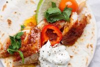 Zesty Baked Chile-Lime Fish Tacos Recipe