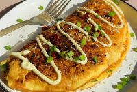 Crispy Fried Rice Omelette Recipe