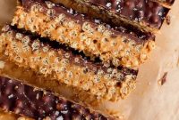 Chocolate Peanut Butter Puff Pastry Bars Recipe
