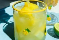 Tropical Pineapple Margarita Recipe with Tequila
