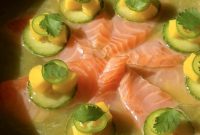 Salmon Aguachile with Mango Sashimi Recipe
