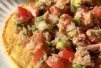 10-Minute Canned Tuna Ceviche with Lime and Avocado