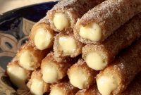 Vanilla Custard-Filled Churros Recipe