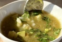 Roasted Tomatillo Salsa Verde with Avocado