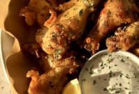 Crispy Baked Lemon Pepper Chicken Wings Recipe