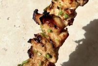 Grilled Chicken Skewers with Yogurt Marinade