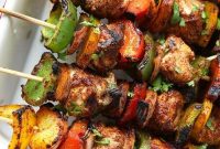 Grilled Chicken Fajita Skewers Recipe