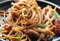 Whole Wheat Sun Dried Tomato and Basil Pasta Recipe