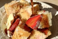Overnight Strawberries and Cream French Toast Casserole Recipe