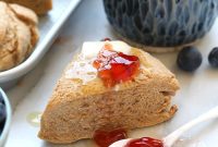 Whole-Wheat Scones Recipe: Honey-Glazed, Tender and Flaky