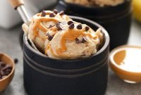 Vegan Peanut Butter Chocolate Chip Banana Nice Cream