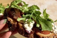 Prosciutto, Burrata and Fig Jam Pizza Toast Recipe