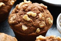Whole Grain Pumpkin Muffins Recipe with Warm Spices
