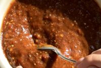 Charred Three-Chile Salsa Recipe