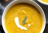 Spicy Roasted Butternut Squash Soup Recipe