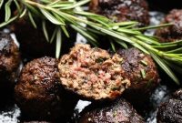 Savory Rosemary and Thyme Meatballs Recipe