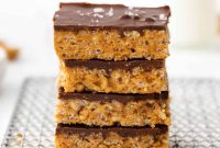 No Bake Honey Peanut Butter Scotcheroos Recipe
