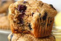 Moist Fluffy Blueberry Muffins Recipe