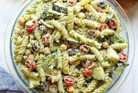 Creamy Vegan Pasta Salad with Cashew Dressing
