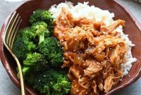 Slow Cooker Sesame Chicken with Honey Garlic Glaze