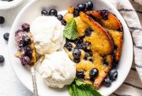 Blueberry Cobbler Recipe with Buttery Biscuit Topping