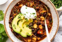 One-Pot Black Bean and Quinoa Chili Recipe