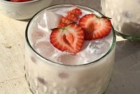 Creamy Strawberry Agua Fresca Recipe