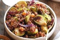 Roasted Brussels Sprouts and Quinoa Salad