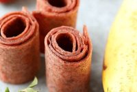 Homemade Strawberry Banana Fruit Leather Recipe