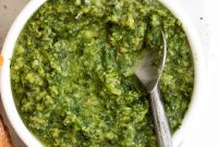 Homemade Basil Pesto Recipe with Pine Nuts and Parmesan