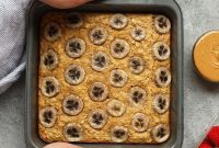 Peanut Butter Banana Baked Oatmeal Recipe