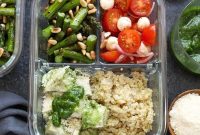 Pesto Chicken Meal Prep Bowls for the Week