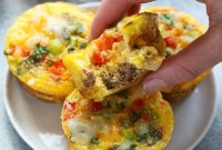 Turkey Fajita Egg Cups for Breakfast and Meal Prep