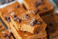 No-Bake Pumpkin Almond Butter Freezer Fudge