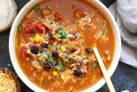 Classic Taco Soup Recipe with Beef and Beans