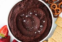 Creamy Chocolate Hummus Dessert Dip Recipe