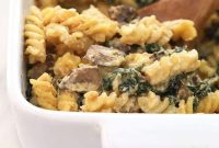 Vegan Pasta Bake with Creamy White Wine Sauce