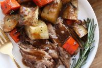 Tender Instant Pot Pork Roast with Garlic and Rosemary
