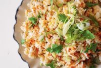 Vegetable Fried Rice Recipe with Garlic and Scallions