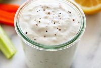 Creamy Blue Cheese Dressing Made with Greek Yogurt