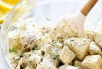 Creamy Vegan Potato Salad with Dijon and Dill