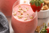 Creamy Homemade Strawberry Smoothie Recipe