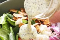 Homemade Creamy Poppy Seed Salad Dressing