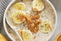 Creamy Banana Overnight Oats Recipe